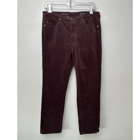 Adriano Goldschmied Prima Corduroy Cigarette Jeans Brown Women 29 - Picture 2 of 15